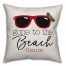Gone to the Beach - Santa Pillow