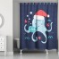 Ho Ho Ho Octopus 71x74 Shower Curtain