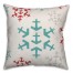 Anchor Snowflakes Pillow