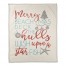 Coastal Christmas Phrases 50x60 Throw Blanket