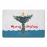 Whale Tail Christmas Tree 27x18 Floor Mat