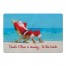 Santa Claus is Coming to the Beach 27x18 Floor Mat