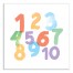 Numbers One to Ten Wall Art