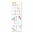 ABC Crayons Growth Chart Wall Art