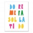 Do Re Me Music  Wall Art