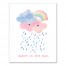 Dance in the Rain Watercolor  Wall Art
