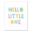 Hello Little One Colorful Wall Art