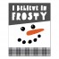 I Believe In Frosty 11x14 Canvas Wall Art