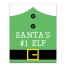 Santa's #1 Elf 11x14 Canvas Wall Art