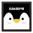 Penguin Face Friend Wall Art