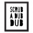 Scrub A Dub Dub Wall Art