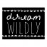 Dream Wildly Wall Art