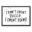 I Don't Count Sheep I Count Dinos Wall Art