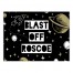 Blast Off 12x16 Personalized Canvas Wall Art