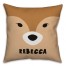 Deer Face Friend Spun Poly Pillow