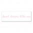 Sweet Dreams Little One Wall Art