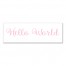 Hello World Wall Art