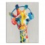 Painted Musical Giraffe Wall Art