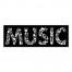 Music with Instruments 12x36 Canvas Wall Art