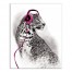 Pink Leopard Headphones Wall Art