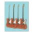 Dreamy Red Guitars Wall Art