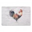 Distressed Wood Chicken 27x18 Floor Mat