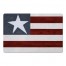 Primitive American Flag 27x18 Floor Mat
