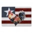 Primitive American Chicken 27x18 Floor Mat