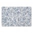 Blue Leaf Lattice 27x18 Floor Mat
