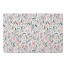 Blue Floral Vines 27x18 Floor Mat