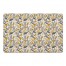 Gray and Yellow Floral 27x18 Floor Mat