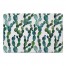 Blue Green Watercolor Cactus 27x18 Floor Mat