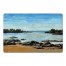 Hand Painted Beach 27x18 Floor Mat