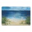 Abstract Coastline 27x18 Floor Mat