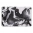 Black and White Marble 27x18 Floor Mat