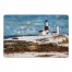 Abstract Lighthouse Coastline 27x18 Floor Mat