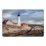 Painted White Lighthouse 27x18 Floor Mat
