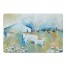 Pastel Watecolor Barn 27x18 Floor Mat