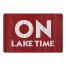 On Lake Time 27x18 Floor Mat