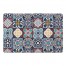 Navy Tile Patterned  27x18 Floor Mat