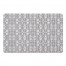 White And Gray Shibori 27x18 Floor Mat