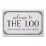 Welcome To The Loo 27x18 Floor Mat