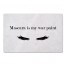 Mascara War Paint 27x18 Floor Mat
