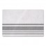 Thick Gray Stripe 27x18 Floor Mat