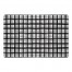 Black Watercolor Plaid 27x18 Floor Mat