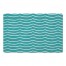 Teal Lake Waves 27x18 Floor Mat