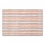 Orange Abstract Stripes 27x18 Floor Mat