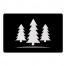 Three White Trees 27x18 Floor Mat