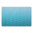 Teal And Blue Waves 27x18 Floor Mat