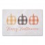 Plaid Pumpkins 27x18 Floor Mat